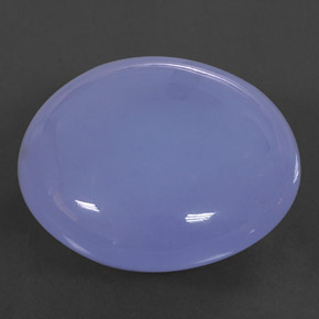 Calcedonio naturale blu da 47,14 ct, trasparente, trasparente/traslucido