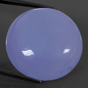 Calcedonio naturale blu da 47,14 ct, trasparente, trasparente/traslucido