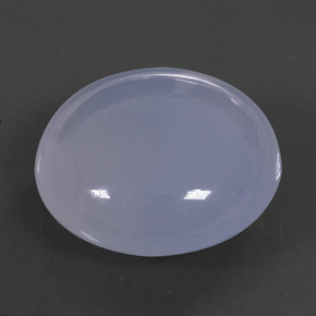 Calcedonio naturale blu da 50,66 ct, trasparente, trasparente/traslucido