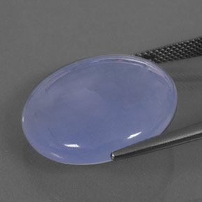 Calcedonio Blu Lavanda naturale da 23.76 ct, Trasparente, Trasparente/Traslucido