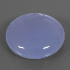 Calcedonio naturale blu da 38,66 ct, trasparente, trasparente/traslucido
