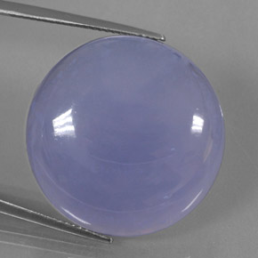 Calcedonio Blu Lavanda naturale da 38.91 ct, Trasparente, Trasparente/Traslucido