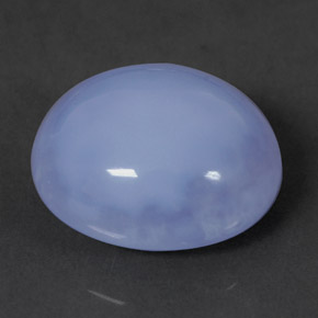 Calcedonio Blu Lavanda naturale da 9.31 ct, Trasparente, Trasparente/Traslucido