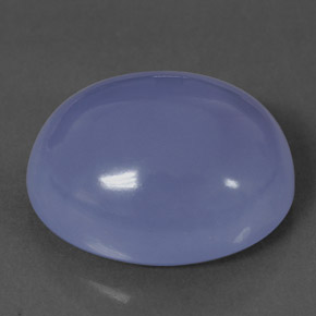 Calcedonio Blu Lavanda naturale da 20.79 ct, Taglio ovale, Traslucido