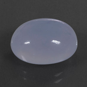 Calcedonio Blu Lavanda naturale da 8.88 ct, Trasparente, Trasparente/Traslucido
