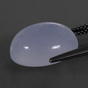 Calcedonio Blu Lavanda naturale da 8.88 ct, Trasparente, Trasparente/Traslucido