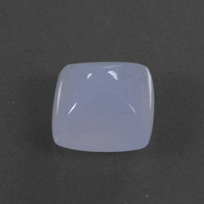 Calcedonio naturale blu da 1,77 ct, trasparente, trasparente/traslucido