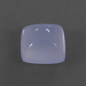 Calcedonio blu lavanda naturale da 2,33 ct, trasparente, trasparente/traslucido