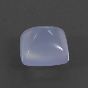 Calcedonio naturale blu da 3,17 ct, trasparente, trasparente/traslucido