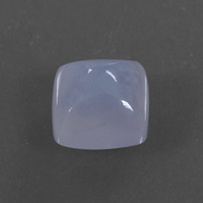 Calcedonio naturale blu da 1,66 ct, trasparente, trasparente/traslucido