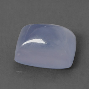Calcedonio Blu Lavanda naturale da 1.92 ct, Taglio a cuscino, Trasparente