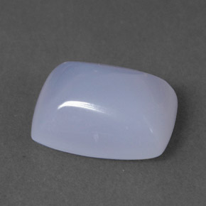 Calcedonio naturale blu da 2,06 ct, trasparente, trasparente/traslucido