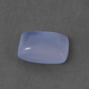 Calcedonio Blu Lavanda naturale da 1.17 ct, Taglio a cuscino, Trasparente