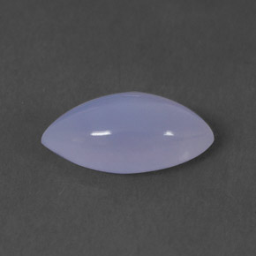 Calcedonio naturale blu da 1,66 ct, trasparente, trasparente/traslucido