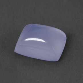 Calcedonio naturale blu da 1,75 ct, trasparente, trasparente/traslucido