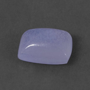 Calcedonio Blu Lavanda naturale da 1.41 ct, Taglio a cuscino, Trasparente