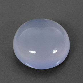 Calcedonio naturale blu da 4,43 ct, trasparente, trasparente/traslucido