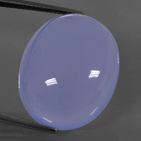 Calcedonio naturale blu da 32,08 ct, trasparente, trasparente/traslucido