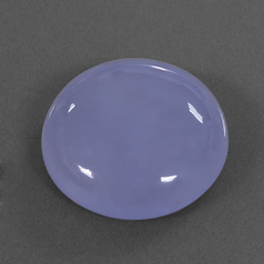 Calcedonio Blu Lavanda naturale da 11.48 ct, Trasparente, Trasparente/Traslucido