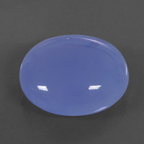 Calcedonio naturale blu da 27,29 ct, trasparente, trasparente/traslucido