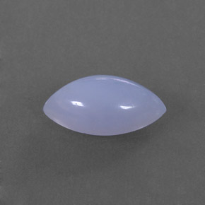 Calcedonio naturale blu da 1,88 ct, marchesa, traslucido
