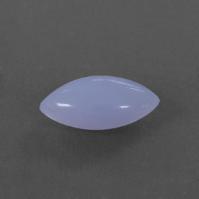 Calcedonio Blu Lavanda naturale da 1.56 ct, Taglio marquise, Traslucido