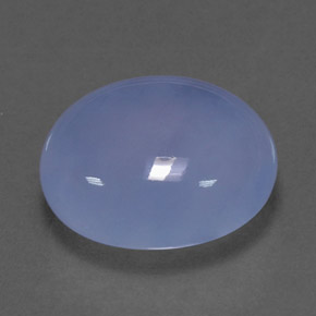 Calcedonio naturale blu da 4,79 ct, trasparente, trasparente/traslucido
