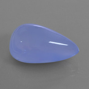 Calcedonio Blu Lavanda naturale da 16.65 ct, Trasparente, Trasparente/Traslucido