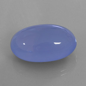 Calcedonio naturale blu da 21,57 ct, trasparente, trasparente/traslucido