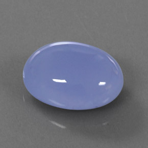 Calcedonio naturale blu da 14,78 ct, trasparente, trasparente/traslucido