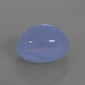 Calcedonio naturale blu da 11,03 ct, trasparente, trasparente/traslucido