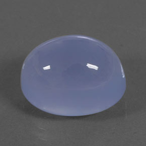 Calcedonio naturale blu da 9,52 ct, trasparente, trasparente/traslucido