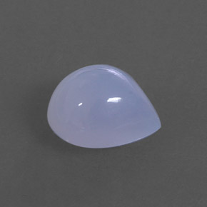 Calcedonio naturale blu da 4,74 ct, trasparente, trasparente/traslucido