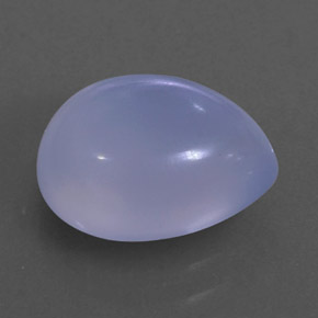 Calcedonio naturale blu da 2,75 ct, trasparente, trasparente/traslucido