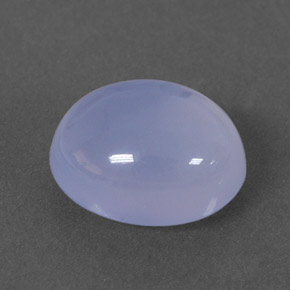 Calcedonio naturale blu da 2,27 ct, trasparente, trasparente/traslucido