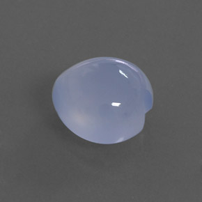 Calcedonio naturale blu da 4,98 ct, trasparente, trasparente/traslucido