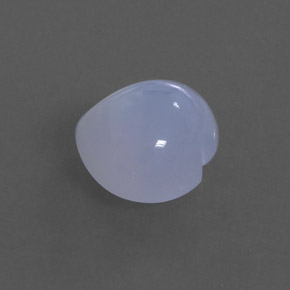 Calcedonio naturale blu da 4,52 ct, trasparente, trasparente/traslucido