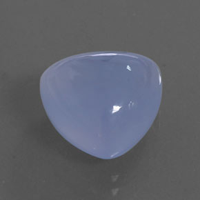 Calcedonio naturale blu da 9,54 ct, trasparente, trasparente/traslucido