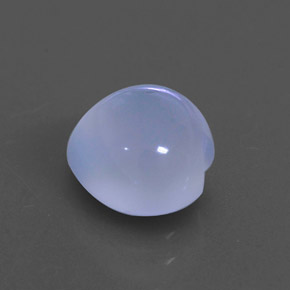 Calcedonio naturale blu da 2,25 ct, trasparente, trasparente/traslucido