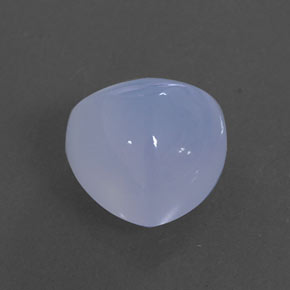 Calcedonio naturale blu da 3,86 ct, trasparente, trasparente/traslucido