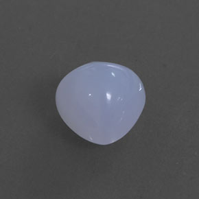 Calcedonio naturale blu da 2,25 ct, trasparente, trasparente/traslucido