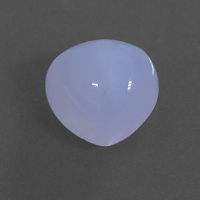 Calcedonio naturale blu da 3,32 ct, trasparente, trasparente/traslucido