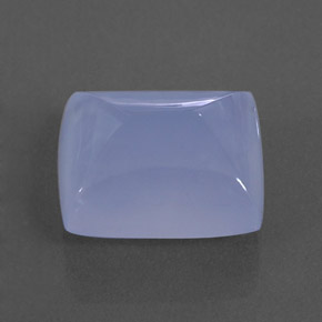Calcedonio naturale blu da 8,83 ct, trasparente, trasparente/traslucido