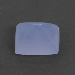 Calcedonio naturale blu da 3,20 ct, trasparente, trasparente/traslucido