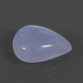 Calcedonio naturale blu da 4,72 ct, trasparente, trasparente/traslucido