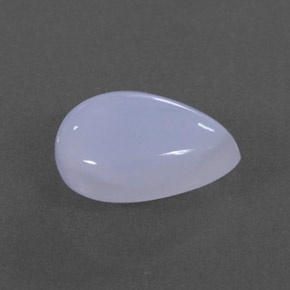 Calcedonio naturale blu da 1,94 ct, trasparente, trasparente/traslucido