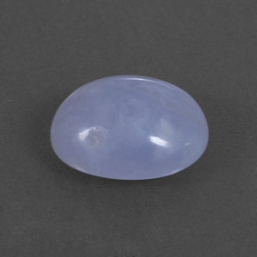 Calcedonio naturale blu da 3,02 ct, trasparente, trasparente/traslucido