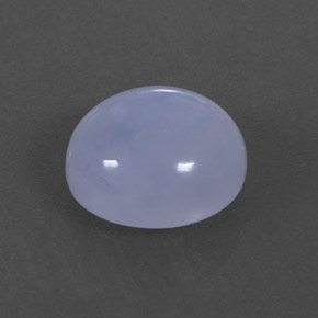 Calcedonio naturale blu da 3,61 ct, trasparente, trasparente/traslucido