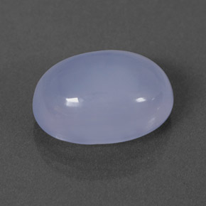 Calcedonio naturale blu da 3,03 ct, trasparente, trasparente/traslucido