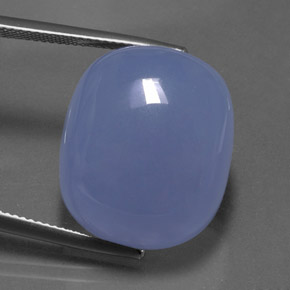 Calcedonio naturale blu da 34,70 ct, trasparente, trasparente/traslucido